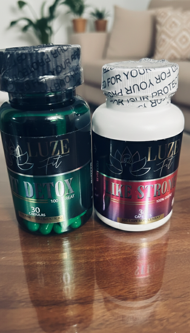 Pack Definición Extrema: Fit Detox & Like Strong 🔥🌿