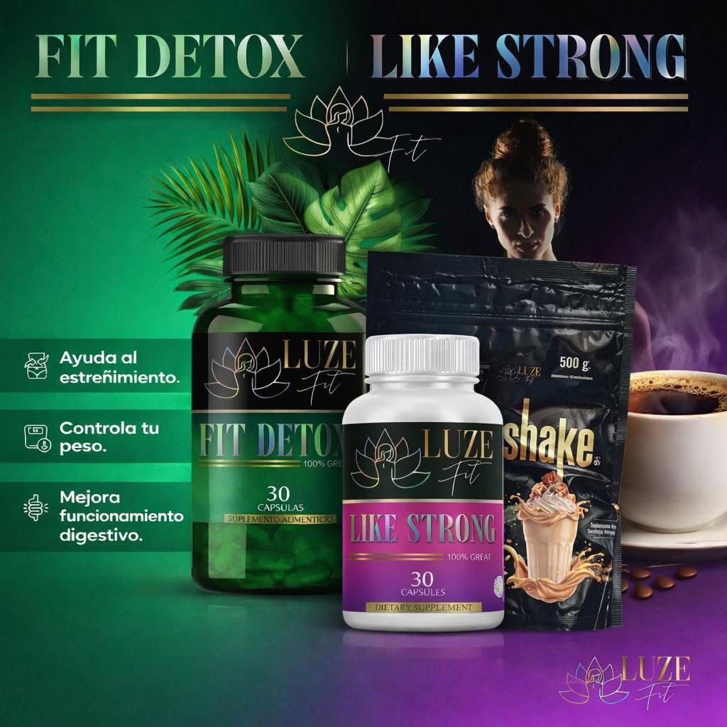Kit "Fit Detox & Like Strong" (Luze Fit)